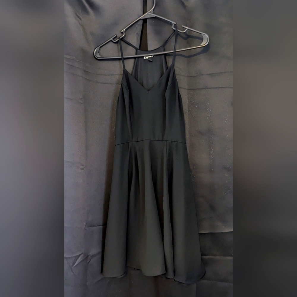 Black Express skater dress